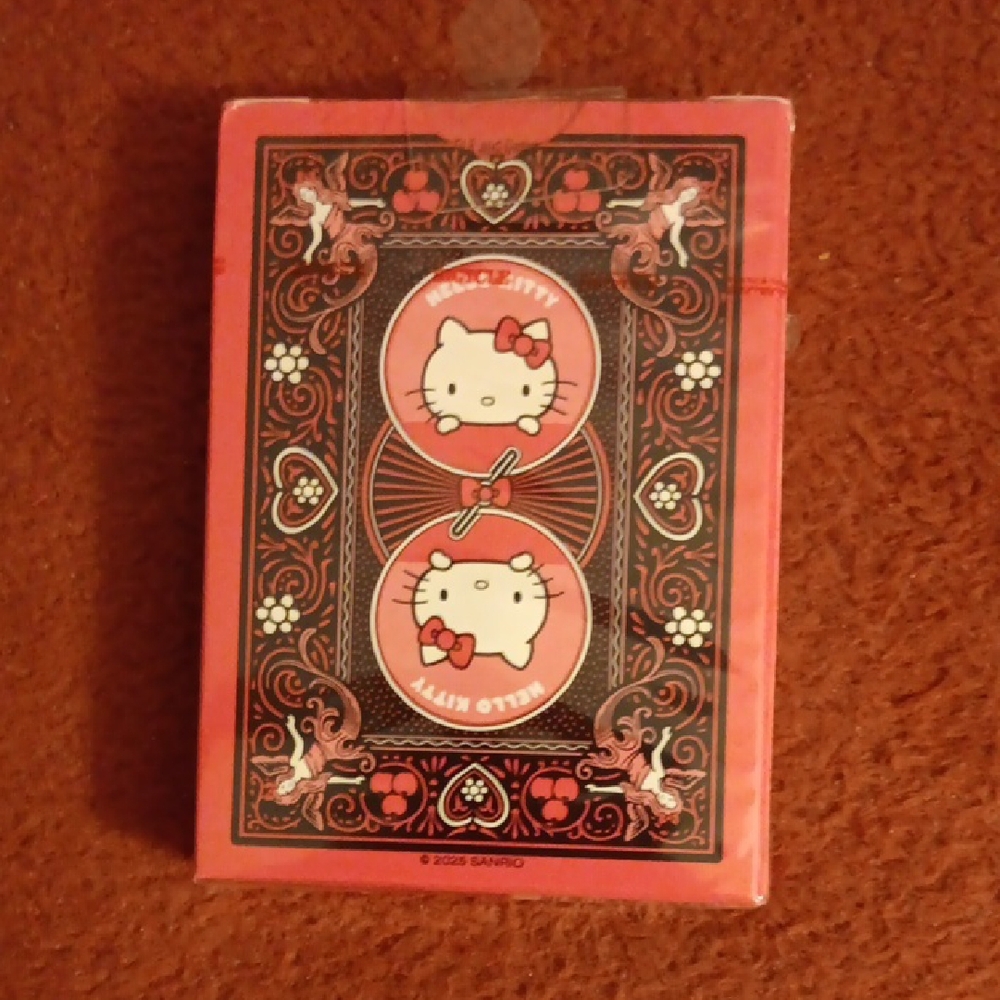 Bicycle Hello Kitty Playing Cards - Pink - Picture 2 of 2